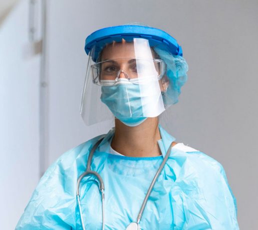 front-view-woman-wearing-protective-wear-hospital front-view-woman-wearing-protective-wear-hospital